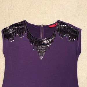 Sequin detail dress